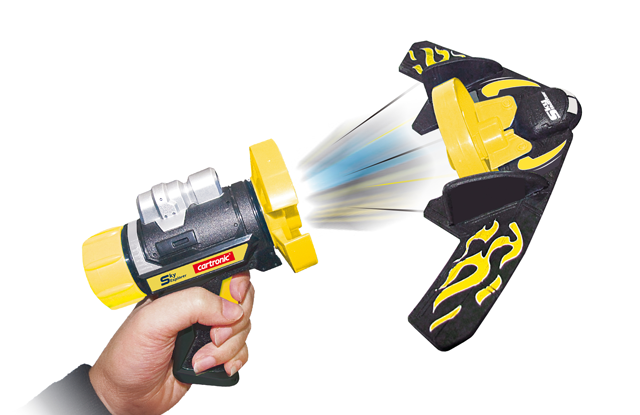 Sky Explorer Flugzeug mit Propellerantrieb und Startpistole