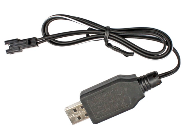 USB Ladekabel 3.7 V 500 mA für Art.-Nr. 41324, Torpedo Boot / Torpedo Boat