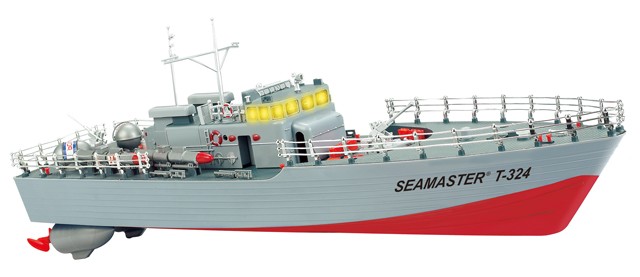Ferngesteuertes Schiff Boot Wasser Spielzeug Seamaster RC Zerstörer Mit Akku Neu