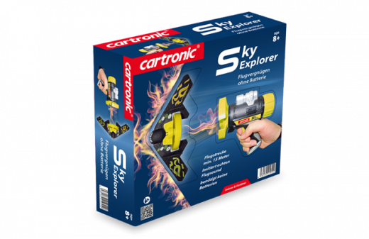 Sky Explorer Flugzeug mit Propellerantrieb und Startpistole
