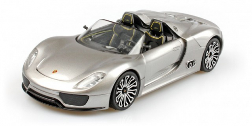 RC Porsche 918 Spyder M 1:24, silber-anthrazit
