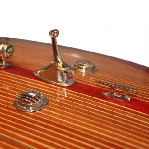 Riva Aquarama Sitze rot-wei� 89 cm