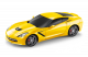2.4 GHZ - RC Corvette C7 Stingray M1:24, gelb