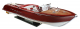Riva Aquarama Sitze rot-wei� 89 cm