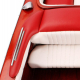 Riva Aquarama Sitze rot-wei� 89 cm