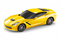 2.4 GHZ - RC Corvette C7 Stingray M1:24, gelb
