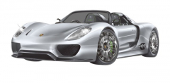 RC Porsche 918 Spyder M1:14, silber-anthrazit